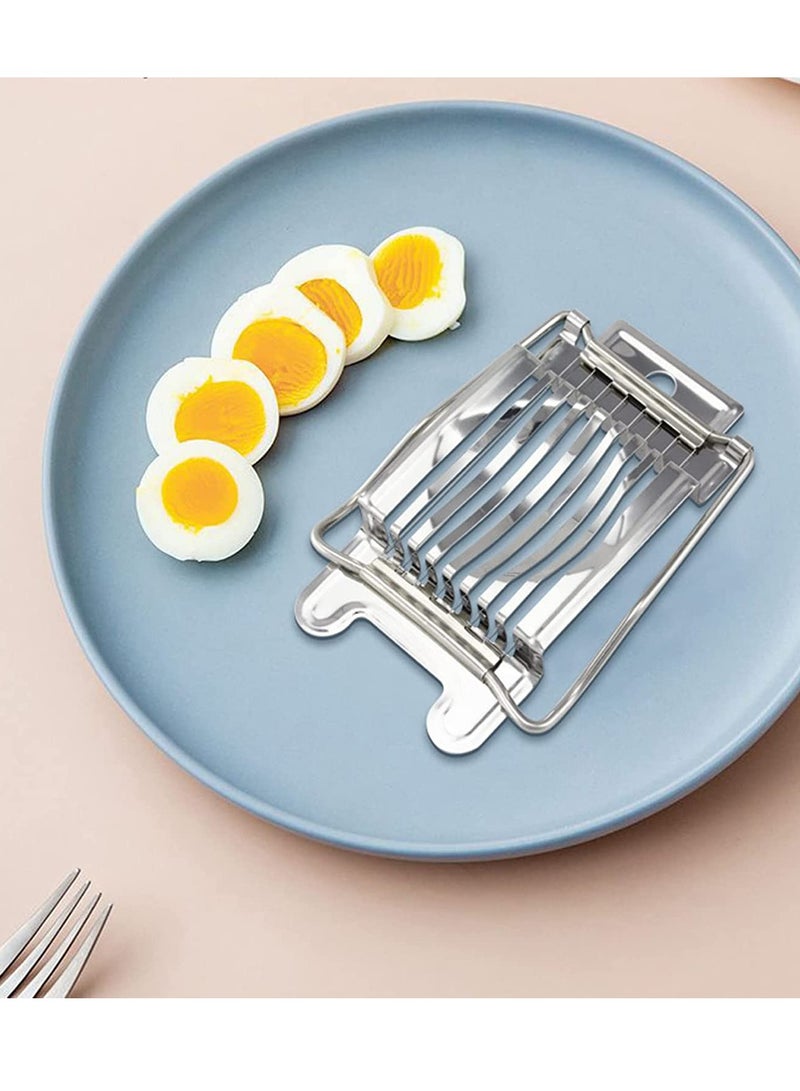 BLACKSTONE Stainless Steel Egg Slicer Rust proof Egg Cutter/Slicer -JS109 - Image 2