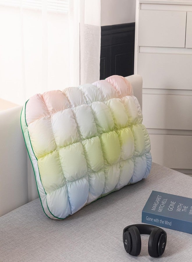 YOUR MOON Fluffy Support Bed Pillow Queen Size, Super Soft Premium Down-Alternative Filling for Sleeping, Luxury Hotel Quality Bed Pillows for Side Sleeper (Rainbow) - Image 1