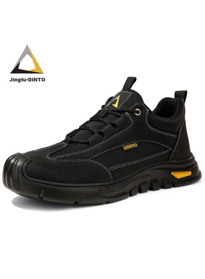 Jingtu Safety Shoes For Men, Steel Toe Cap, Puncture-Resistant, Wear-Resistant, Comfortable, Safety Work Boots For Construction Sites, F003, Size 42 - Image 5