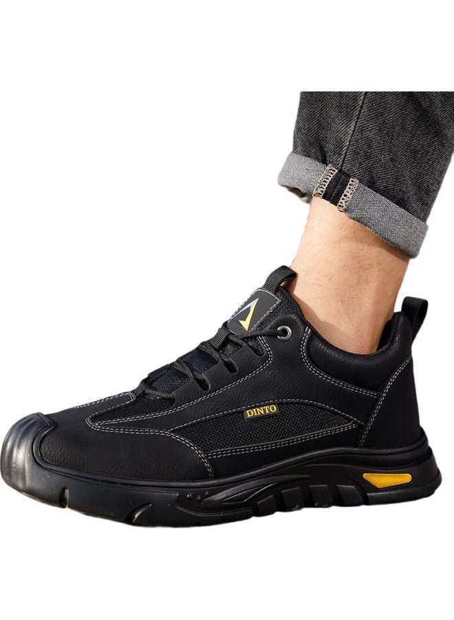 Jingtu Safety Shoes For Men, Steel Toe Cap, Puncture-Resistant, Wear-Resistant, Comfortable, Safety Work Boots For Construction Sites, F003, Size 42 - Image 3