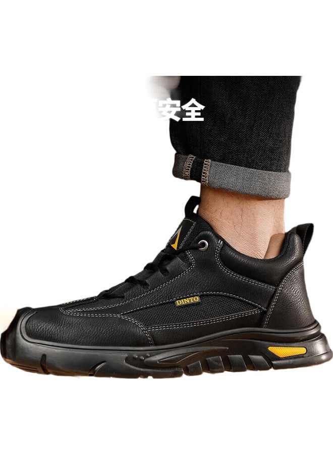 Jingtu Safety Shoes For Men, Steel Toe Cap, Puncture-Resistant, Wear-Resistant, Comfortable, Safety Work Boots For Construction Sites, F003, Size 42 - Image 2