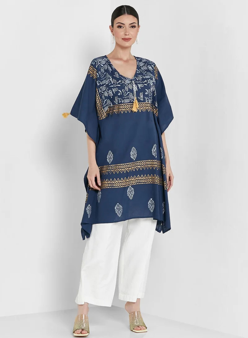 ARABIAN CLOSET Printed Kaftan