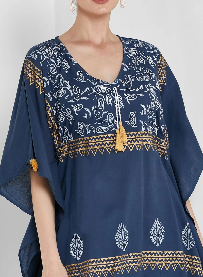 ARABIAN CLOSET Printed Kaftan