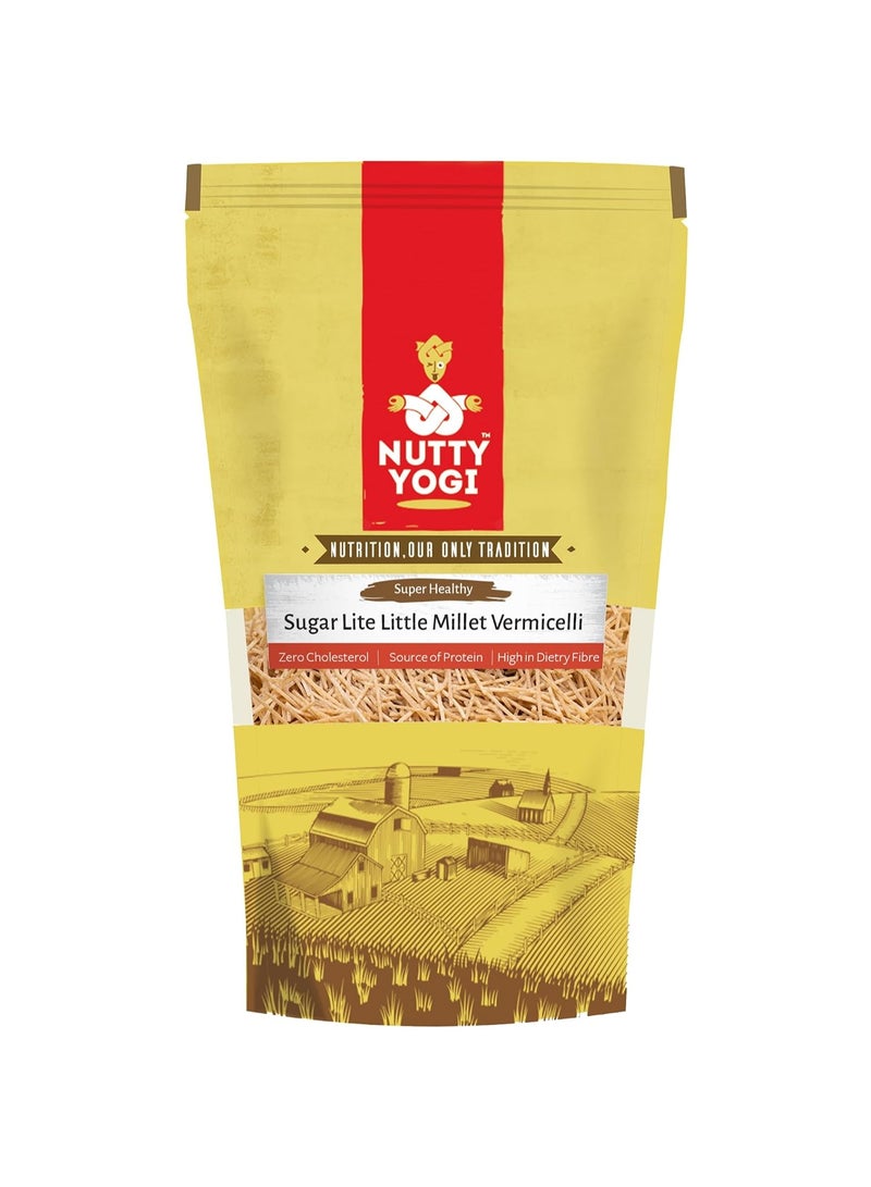 Nutty Yogi Sugar Lite Little Millet Vermicelli | Homemade & Natural |Healthy Breakfast | Rich in Protein High in Fibre & Calcium | Preservative Free - 200gm (Pack of 1) - Image 1