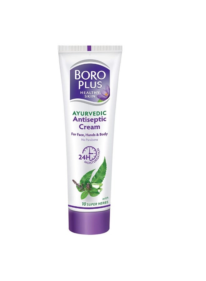 BoroPLus Ayurvedic Antiseptic Cream with 10 super herbs |24 hrs Moisturisation |Glowing Skin|For Face, Hand & Body | Heals and Protects the skin|200ml - Image 1