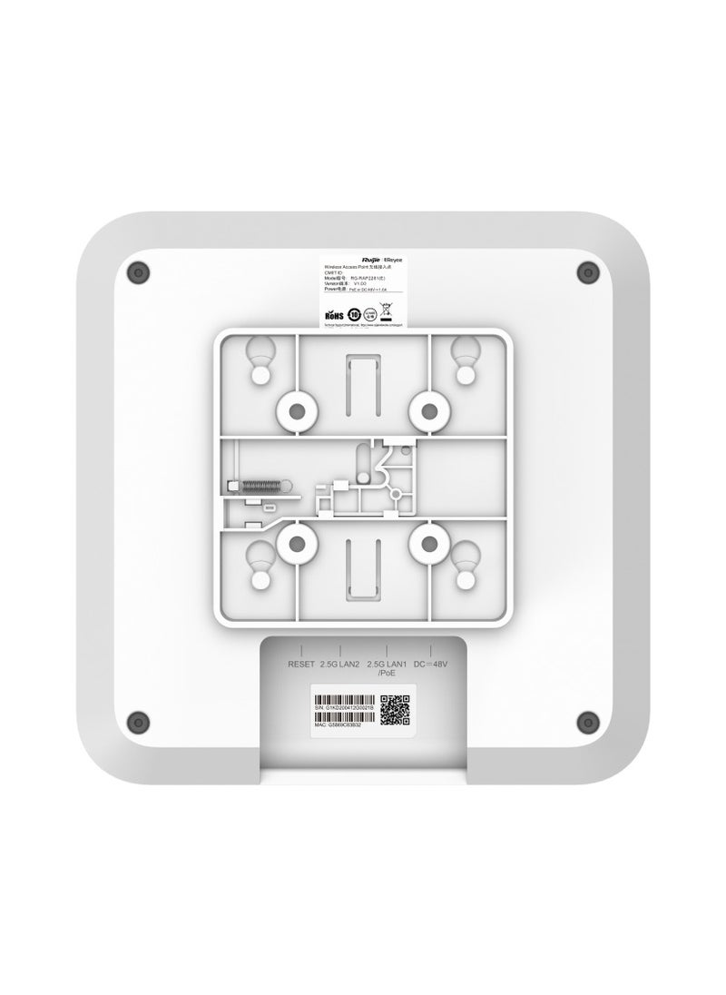 رويجي RG-RAP2260(H) Reyee Wi-Fi 6 AX6000 نقطة وصول للسقف متعددة G عالية الكثافة  - Image 5