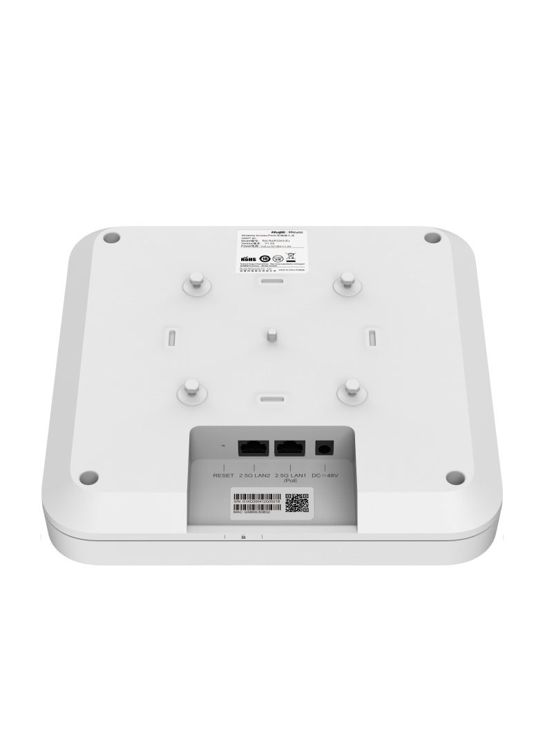 Ruijie - RG-RAP2260(H) Reyee Wi-Fi 6 AX6000 High-density Multi-G Ceiling Access Point - Image 1