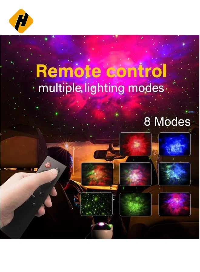 HuHa Kids Galaxy Star Led Projector Night Light with Timer Remote Control and 360°Adjustable Design Nebula Galaxy Projector for Children Adults Baby Bedroom Car Party Decoration and Game Rooms - Image 4