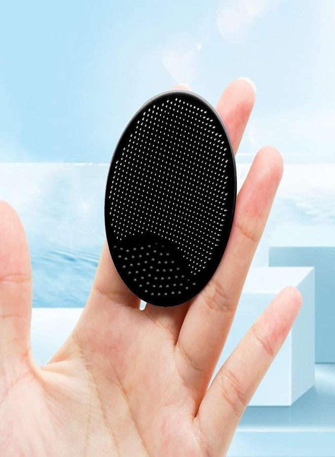 Highdas Face Scrubber, Silicone Face Scrubber, Soft Silicone Facial Cleansing Brush Face Exfoliator Blackhead Acne Pore Pad Cradle Cap Face Wash Brush for Deep Cleaning Skin Care, Multicolors 1 Pack - Image 2