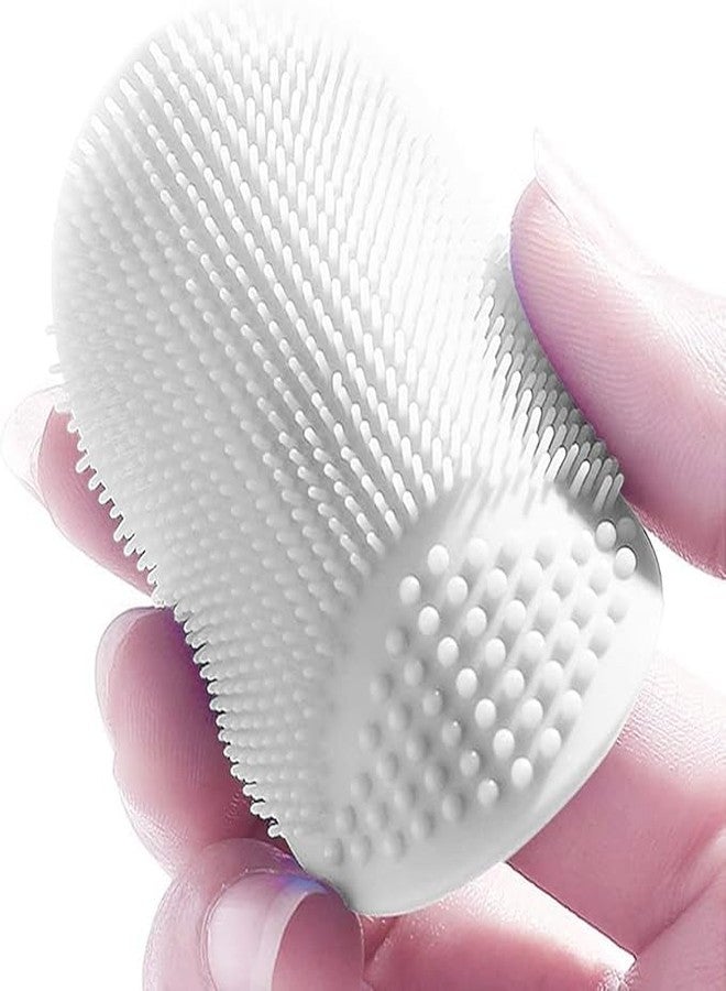 Highdas Face Scrubber, Silicone Face Scrubber, Soft Silicone Facial Cleansing Brush Face Exfoliator Blackhead Acne Pore Pad Cradle Cap Face Wash Brush for Deep Cleaning Skin Care, Multicolors 1 Pack - Image 4