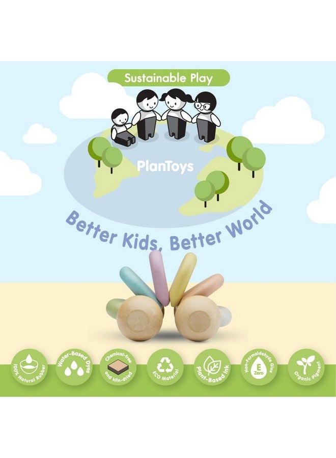 PlanToys - Baby Car Pastel (5254) - Image 3