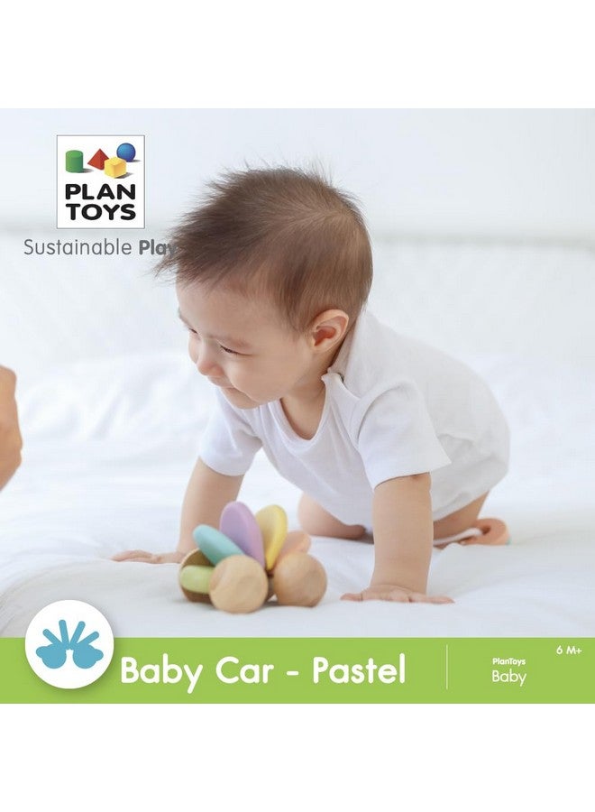 PlanToys - Baby Car Pastel (5254) - Image 4