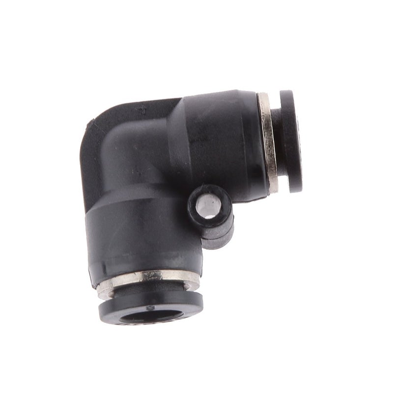 MagiDeal Magideal 10pcs Tube OD 8mm L Elbow Union Pneumatic Connector Air Line Quick Fitting  - Image 4