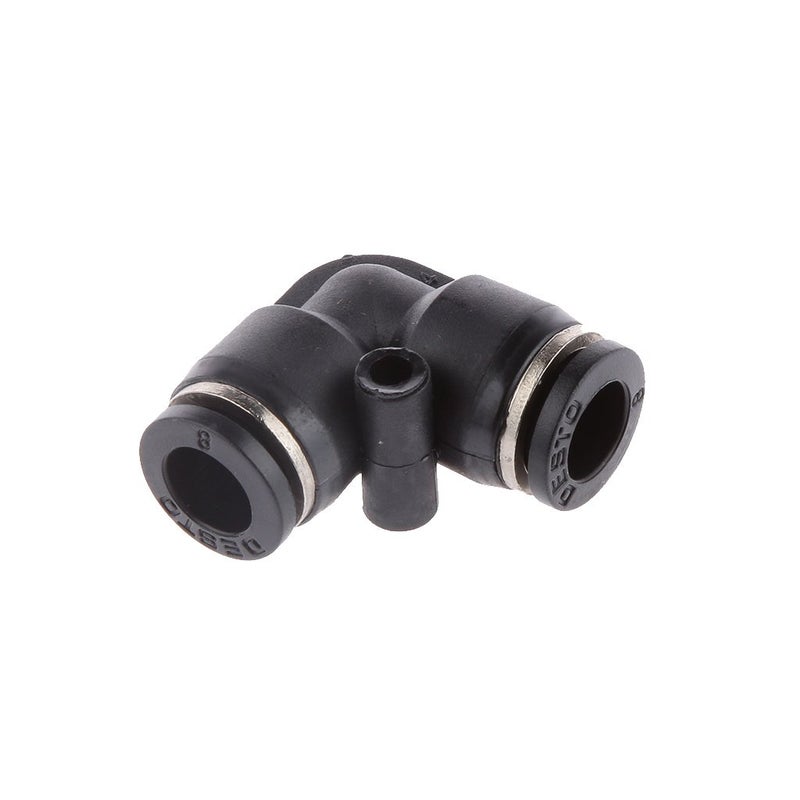 MagiDeal Magideal 10pcs Tube OD 8mm L Elbow Union Pneumatic Connector Air Line Quick Fitting  - Image 3