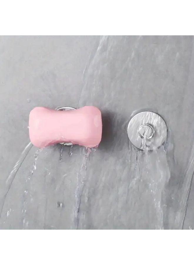 Stainless Steel Magnetic Soap Holder Wall Mounted Organizer With Suction Cup Silvery - Image 4