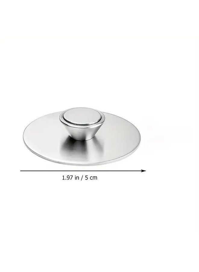 Stainless Steel Magnetic Soap Holder Wall Mounted Organizer With Suction Cup Silvery - Image 3