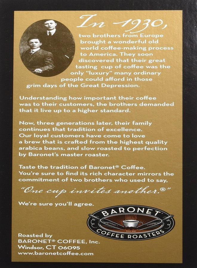 Baronet Coffee كبسولات قهوة بارونيت بلاست - تحميص عادي وداكن - 3 علب من 16 كبسولة فردية - 48 كبسولة، 12 غرام - مغلفة بشكل فردي للحفاظ على النضارة - نكهة غنية وتقليدية - Image 4