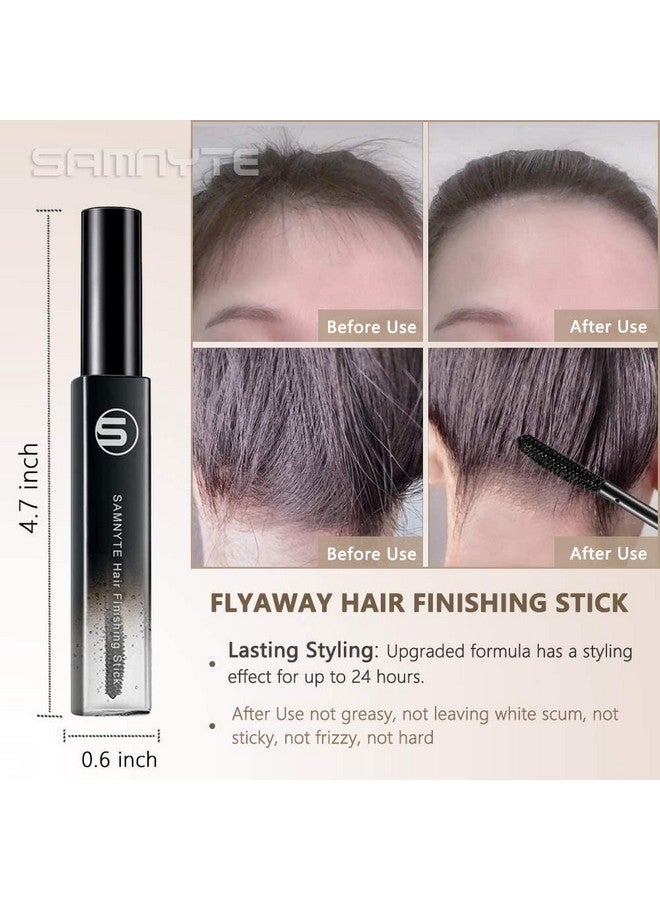 Samnyte Hair Finishing Stick, 2 Pack - 0.7 Fl.Oz Hair Mascara for Taming Flyaways, Not-Greasy Hair Gel Stick - Image 5