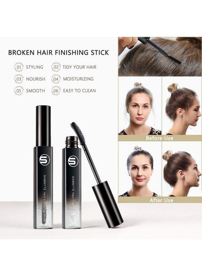 Samnyte Hair Finishing Stick, 2 Pack - 0.7 Fl.Oz Hair Mascara for Taming Flyaways, Not-Greasy Hair Gel Stick - Image 2