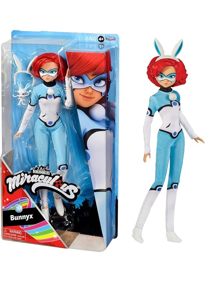 Miraculous - Ladybug Bunnyx 10.5" Fashion Doll With Fluff Kwami And Bunny Ears Headband Playmates Toys - Image 1