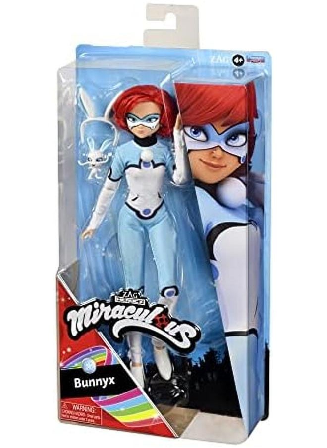 Miraculous - Ladybug Bunnyx 10.5" Fashion Doll With Fluff Kwami And Bunny Ears Headband Playmates Toys - Image 1