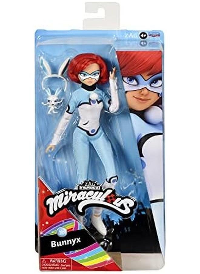 Miraculous - Ladybug Bunnyx 10.5" Fashion Doll With Fluff Kwami And Bunny Ears Headband Playmates Toys - Image 1
