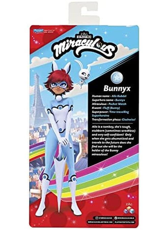 Miraculous - Ladybug Bunnyx 10.5" Fashion Doll With Fluff Kwami And Bunny Ears Headband Playmates Toys - Image 1