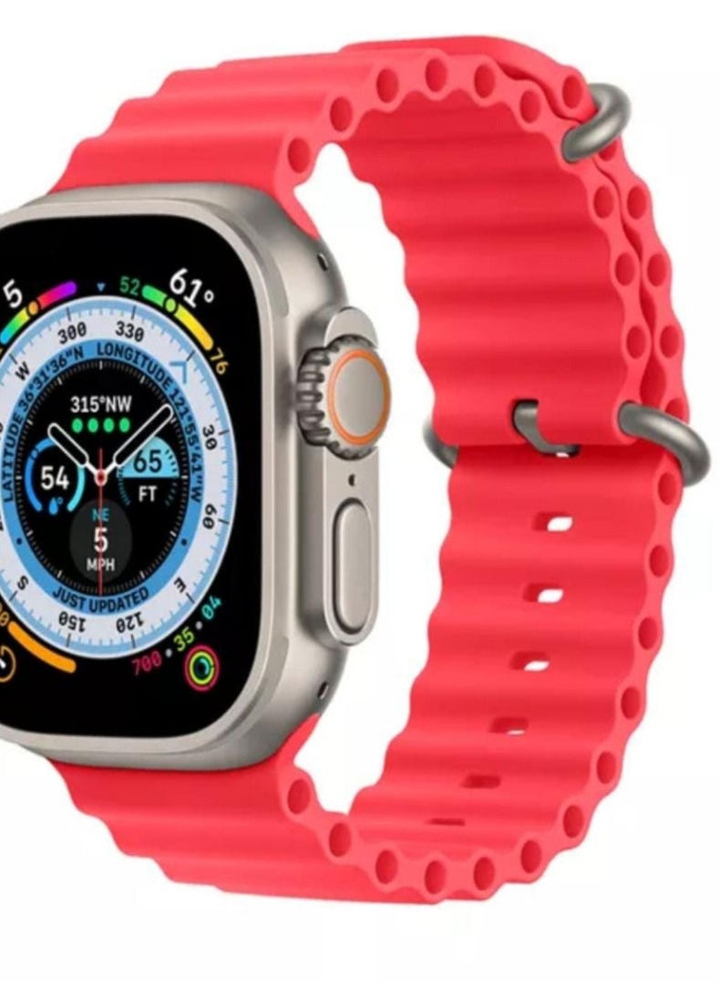 Generic - The new rubber band for the Apple Watch  red color ultra 49mm - Image 1