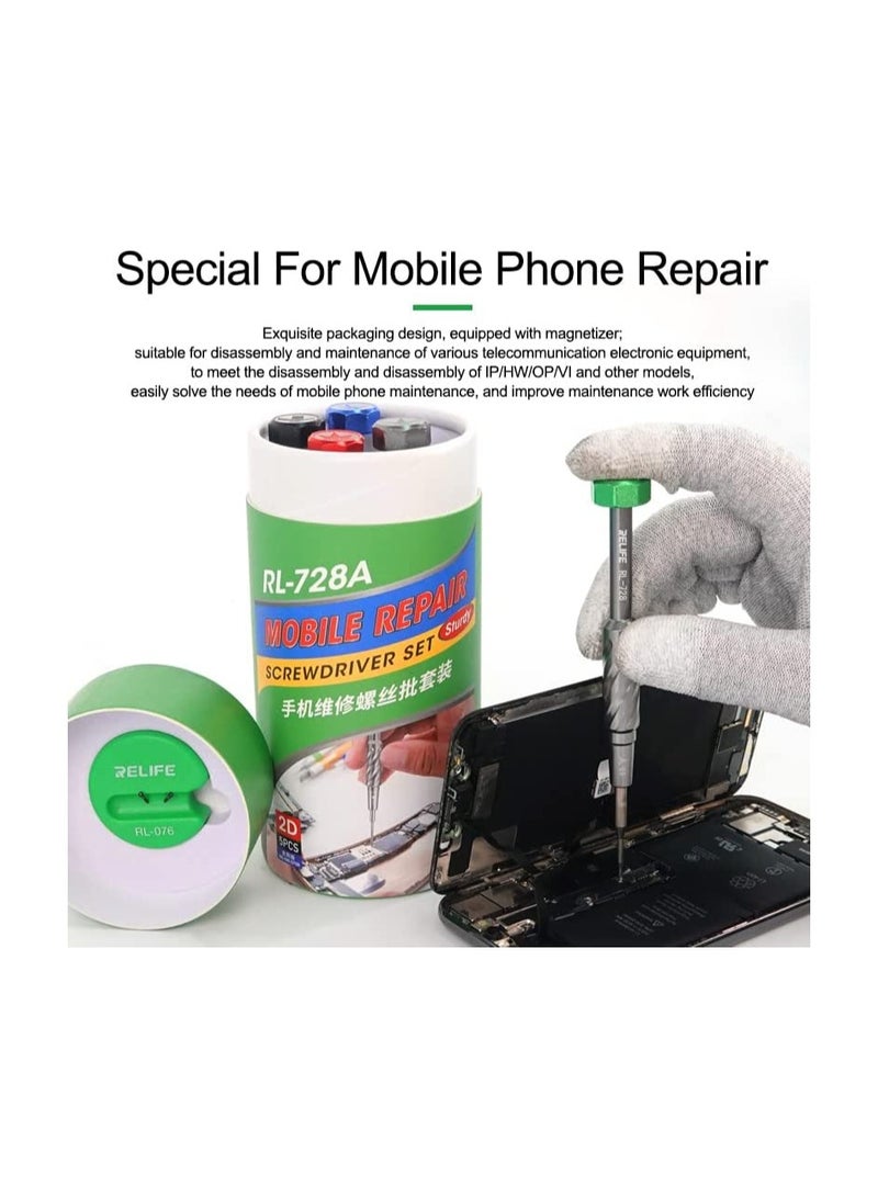 Relife RL-728A Mobile Phone Repair Screwdriver Set - Image 1