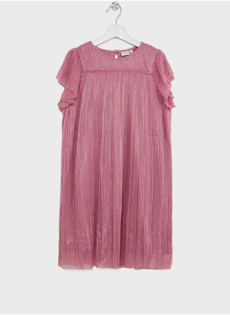 NAME IT - Kids Printed Midi Dress - Image 1