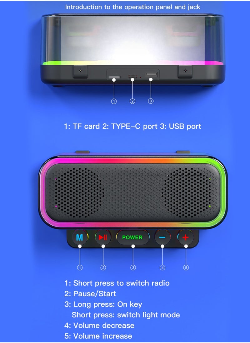 Karaoke Machine Bluetooth Speaker LED Light Portable Bluetooth Speaker Two Wireless Microphones Bluetooth Party Indoor/Outdoor Home Use - pzsku/ZE5A3FBFC6A1CD67CA7E0Z/45/_/1699253596/209ed889-fbb0-45d0-a281-49d9f9f5d270