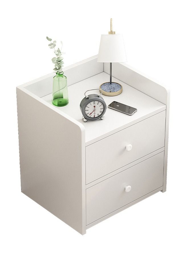 كيكي خزانة تخزين بجانب السرير مع درج ورف - Image 2