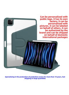Generic For Huawei Glory Flat V8(11 Inches) Acrylic 720 Rotating Protective Cover-Color:Misty Gray【720°Horizontal And Vertical Rotation】single Leather Case  - Image 2