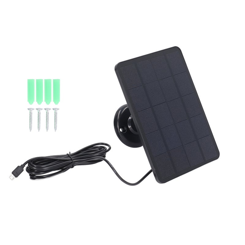 Solar Panel 4W Battery Charger Micro USB Camera Charging Solar Panel for Appliances - Image 2
