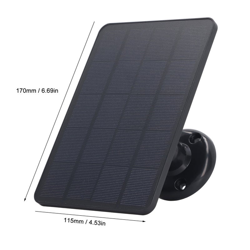 Solar Panel 4W Battery Charger Micro USB Camera Charging Solar Panel for Appliances - Image 1