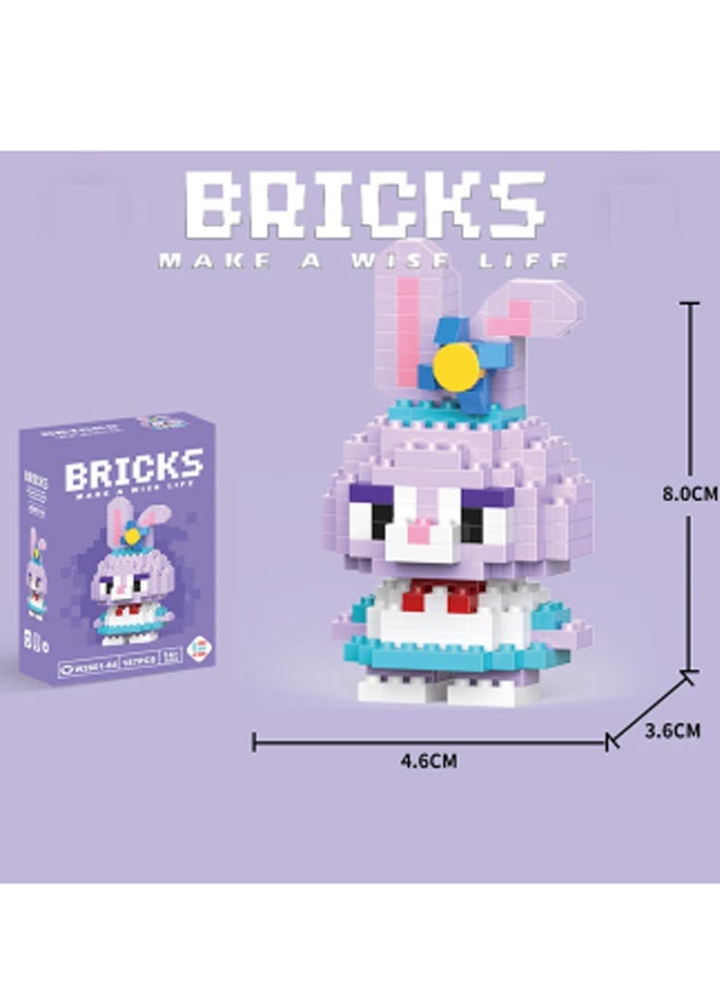 Bricks 2Pcs Classic Mini Building Bricks, Assembling Building Blocks Suitable for Boys and Girls Aged 6 and Up - Image 3
