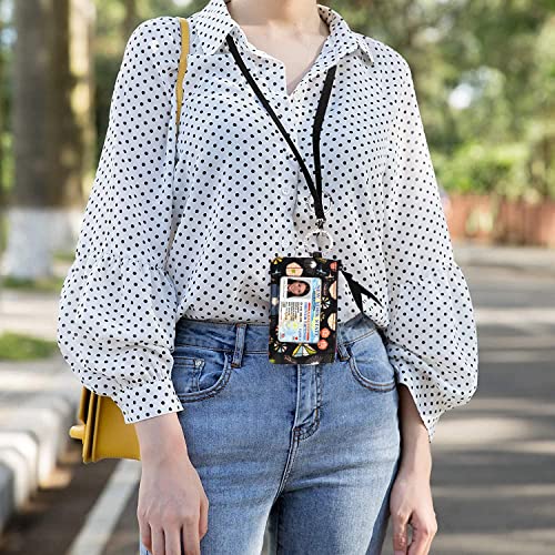 MNF Collections Lanyard with Wallet - Zip ID Case with Lanyard - ID Holder for Cash, Cards, Coin - Durable Card Holder Keychain with Zippers - Cotton - Hana - Image 5
