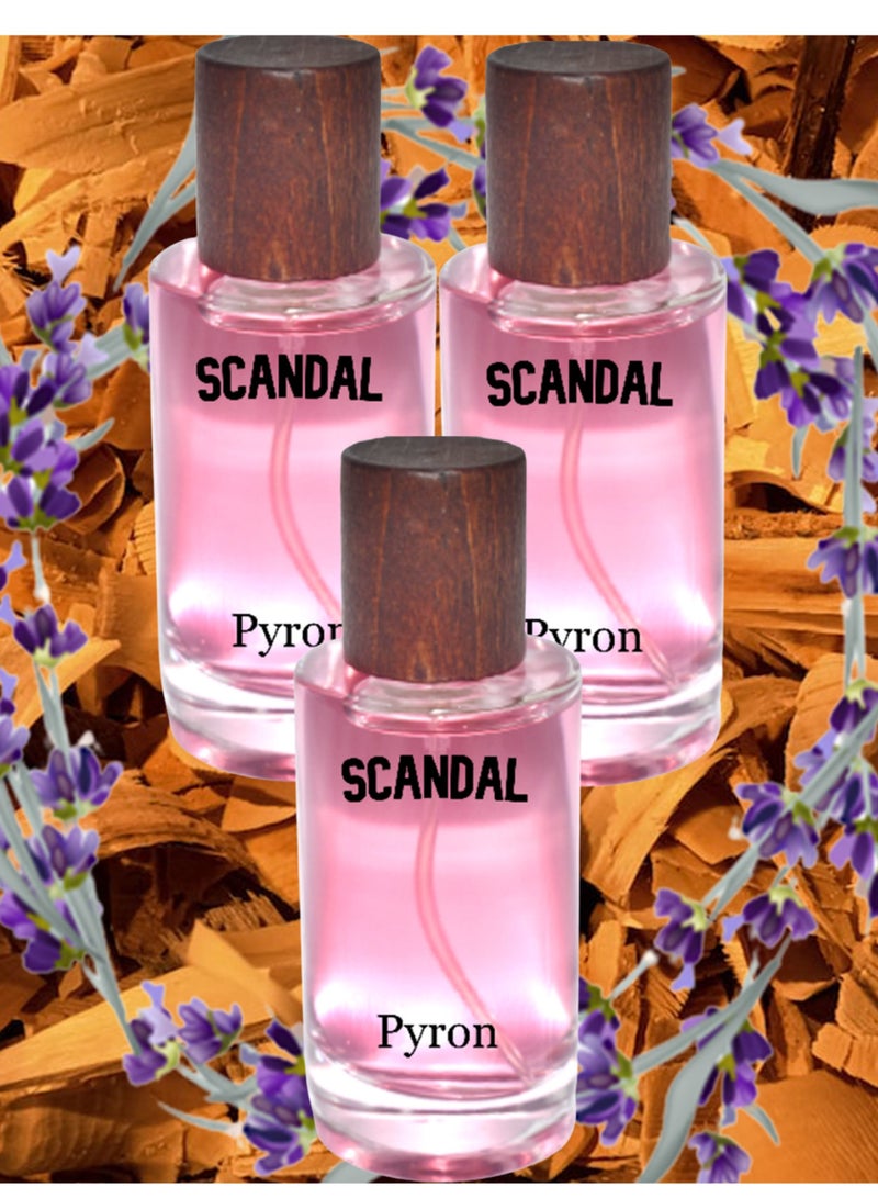 بيرون 3 قطع  ماء عطر سكاندال 50 مل EDP - Image 1