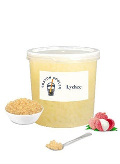 Lychee Boba Premium Boston Coolers 3 Kg For Bubble Tea Milk Tea Fruit Tea And Smoothie