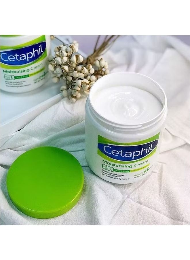 Cetaphil Moisturising Cream For Dry Sensitive Skin White 550grams - Image 2