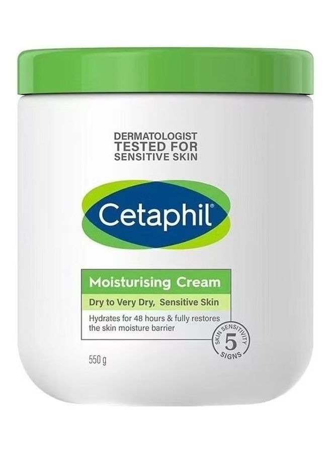 Cetaphil Moisturising Cream For Dry Sensitive Skin White 550grams - Image 1