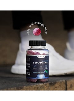 SNAP SUPPLEMENTS L Carnitine Suger free blueberry gummies  Increased Energy, Jump start metabolism, Exercise recovery, Dietary Supplement 60 Gummies  - Image 4