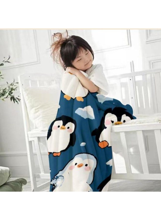 general Flannel thin blanket (warm and comfortable, suitable for sleep, gaming, dust removal and sandproof) 150cm*200cm - 82 - Image 1