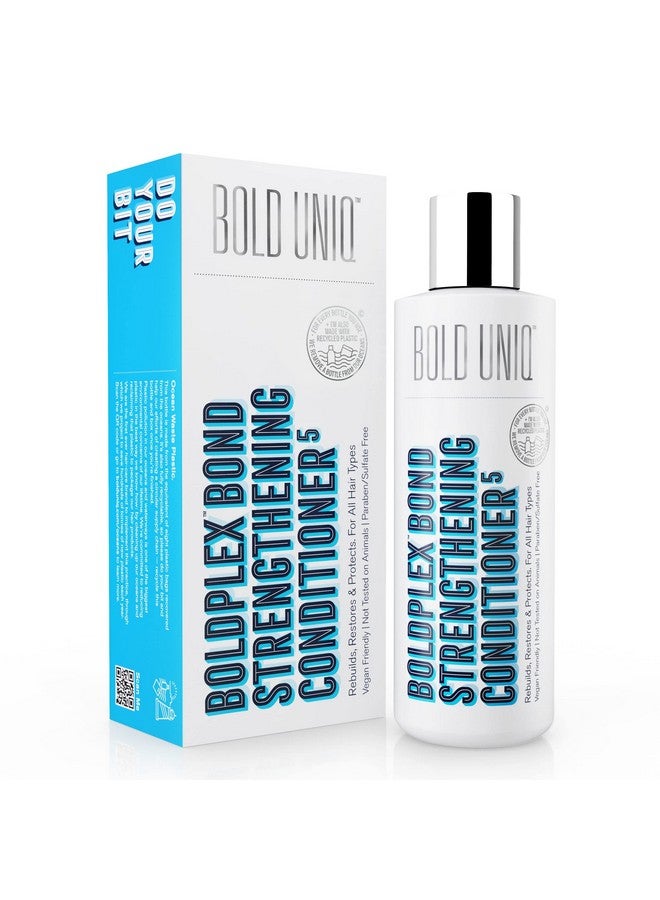 BOLD UNIQ Boldplex 5 Bond Strengthening Protein Conditioner For Dry Damaged Hair Hydrating Formula For Curly Dry Colored Frizzy Broken Or Bleached Hair Types. Cruelty Free & Vegan - Image 1
