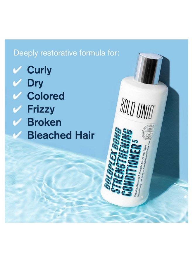 BOLD UNIQ Boldplex 5 Bond Strengthening Protein Conditioner For Dry Damaged Hair Hydrating Formula For Curly Dry Colored Frizzy Broken Or Bleached Hair Types. Cruelty Free & Vegan - Image 3