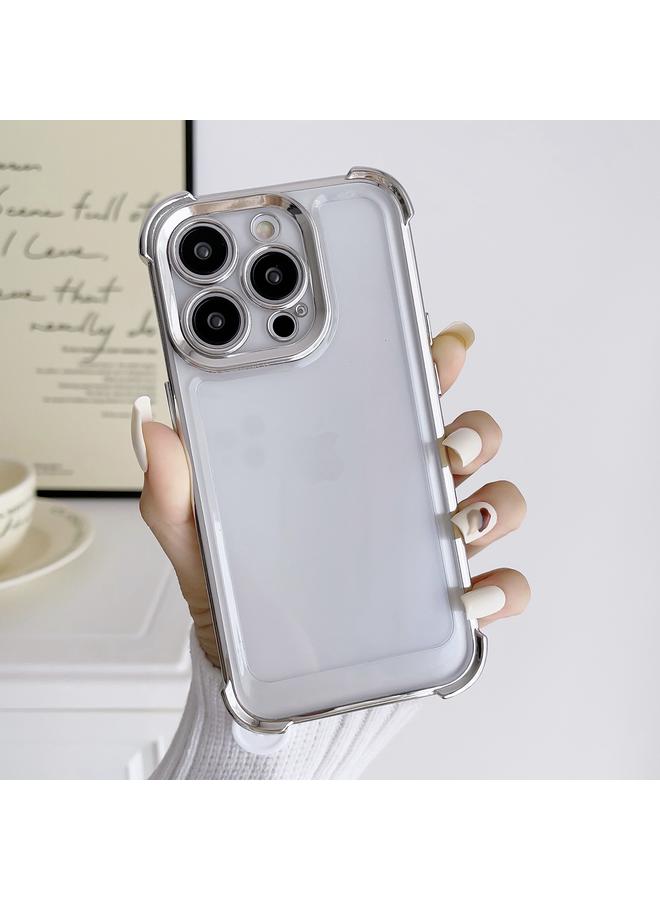 اس-توب جراب لهاتف iPhone 15 مطلي بالكهرباء بأربع زوايا مقاوم للصدمات - Image 2