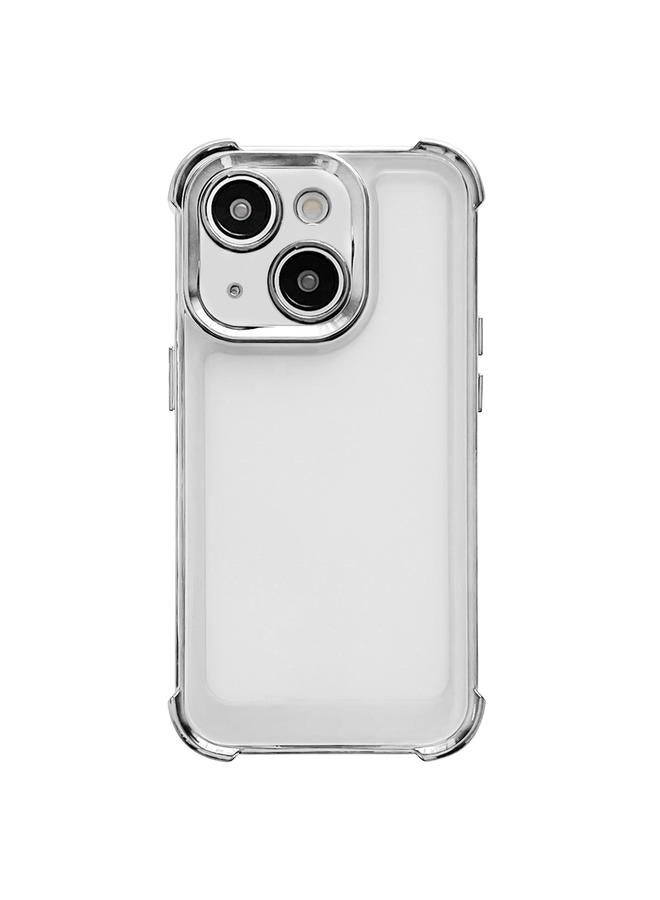 اس-توب جراب لهاتف iPhone 15 مطلي بالكهرباء بأربع زوايا مقاوم للصدمات - Image 1