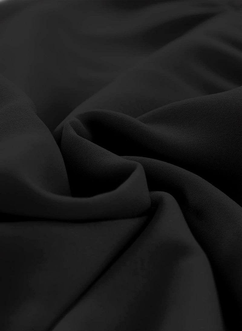 blibean Girls Summer Tie Back Dress Tween Kids Formal Boho Cold Shoulder Cute Dresses Ruffle Party Short Tulle Clothing Vestidos NiÃ±as Size 12-13 Years Old Black - Image 5