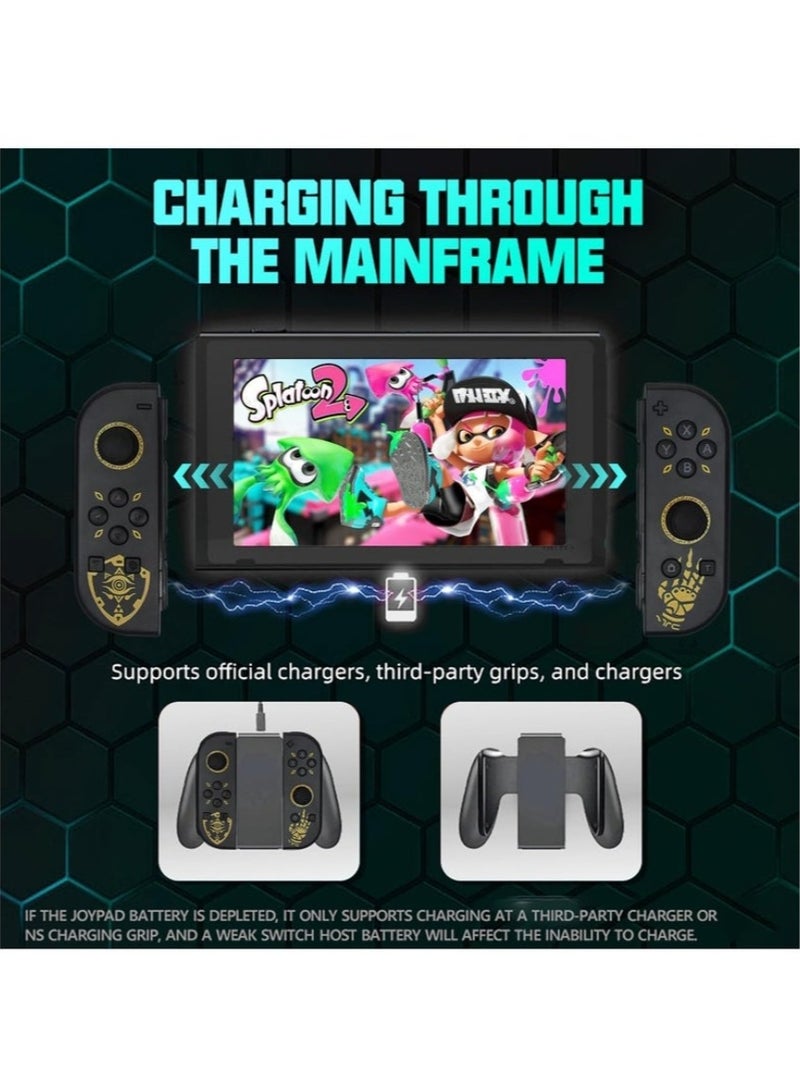 Joy Cons Wireless Controller For Nintendo Switch, L/R Controllers Replacement Compatible With Nintendo Switch/Lite/OLED, Joystick With Wake-up/Screenshot/Dual Vibration/Motion Control Function  - Image 2