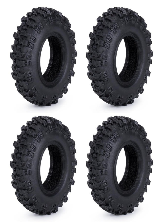HobbyPark 33x14mm 0.7" Tires with Foam Inserts for 1/30 Axial SCX30 Redcat Ascent-32 1/30 1/32 RC Crawler - Image 1
